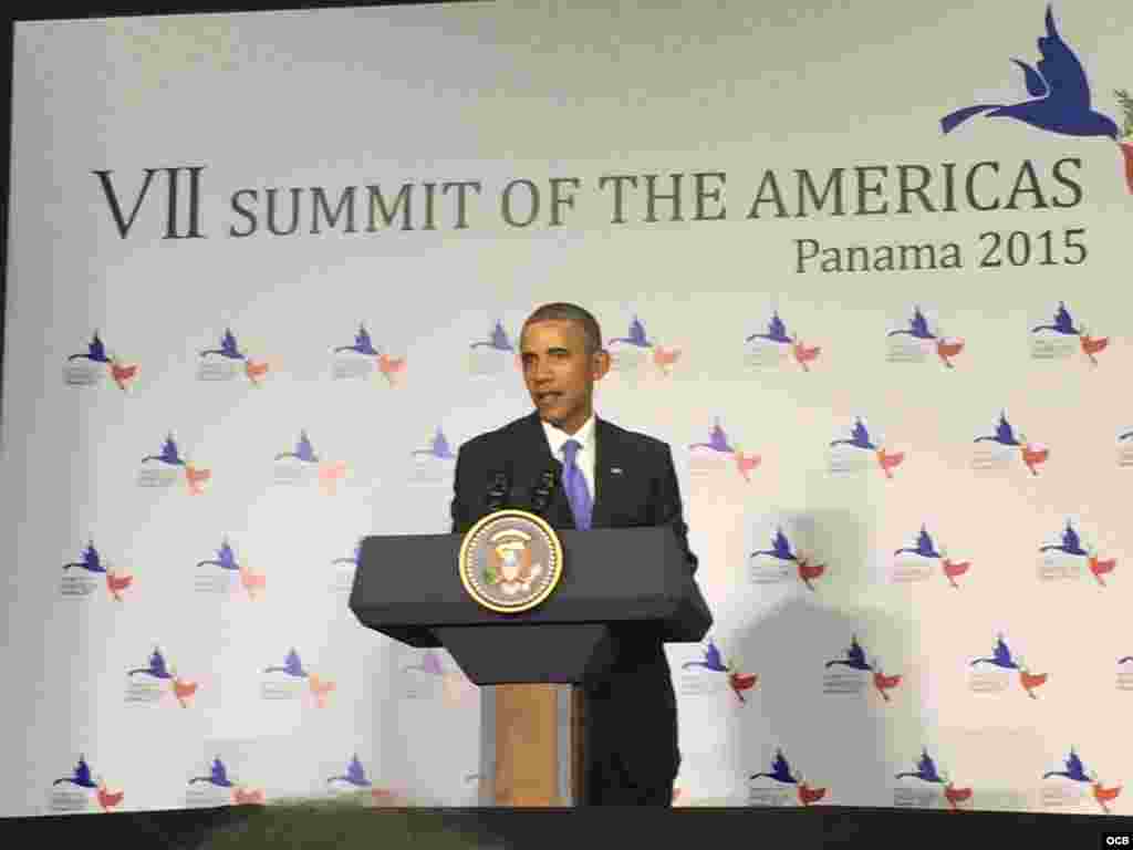 Cumbre de las Américas, Panamá 2015.