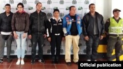 Los seis cubanos que entraron ilegalmente a Colombia y que fueron devueltos a Ecuador.