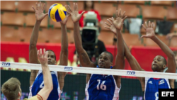 Alemania derrotó a Cuba en tres tiempos (25-16, 25-21, 25-19).