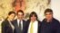 De izquierda a derecha Rosa María, Jose María Aznar, Regis Iglesias y Carlos Payá.  