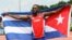 Pedro Pablo Pichardo, tras ganar en 2015 la medalla de oro en triple salto en los Juegos Panamericanos de Toronto, Canadá.