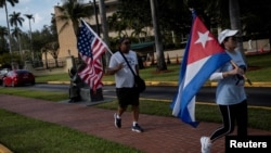 Los cubanos han salido ha manifestarse en los Estados Unidos demandado a la Administración Trump su apoyo para que los cubanos alcancen la democracia en la isla.