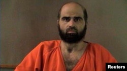 Nidal Hasan, el exmayor y psiquiatra del Ejército condenado a muerte por la masacre de noviembre de 2009 en Fort Hood, donde asesinó a 13 personas e hirió a otras 32.
