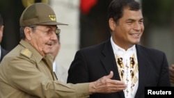 El diario destaca los esfuerzos por desmantelar la CIDH del presidente ecuatoriano, Rafael Correa, un aliado de Cuba.