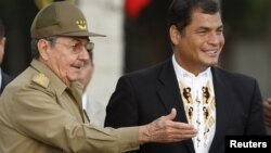 El presidente de Ecuador, Rafael Correa, no irá a la cumbre porque el general Raúl Castro no fue invitado.