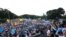 Concentración en área de Plaza Venezuela, en Caracas, durante convocatoria para exigir elecciones presidenciales. (VENTE VENEZUELA)
