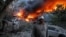 Uno de los habitantes de Kiev herido por bombardeo ruso con misiles y drones a Ucrania este 2 de junio de 2026. Foto: Reuters 