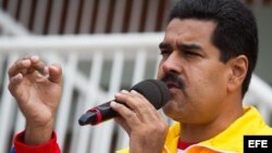 El presidente de Venezuela Nicolás Maduro.