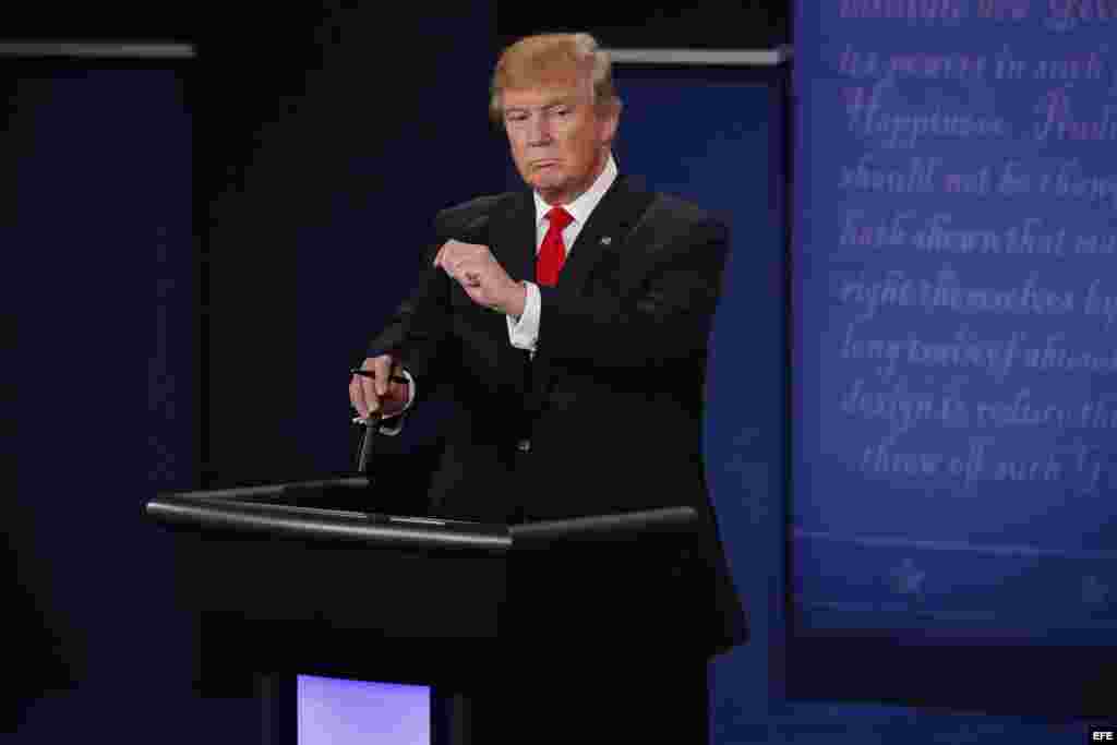 Tercer debate presidencial en Las Vegas. 