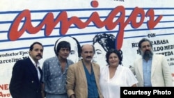 Fotografía del estreno del filme "Amigos" en Miami.
