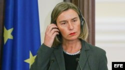 La jefa de la diplomacia europea, Federica Mogherini. (Archivo)