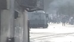 Enfrentamiento entre manifestantes y carabineros de Chile, Valparaíso (Foto: Paul Sfeir)