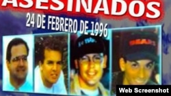 Pilotos de Hermanos al Rescate asesinados por Migs cubanos