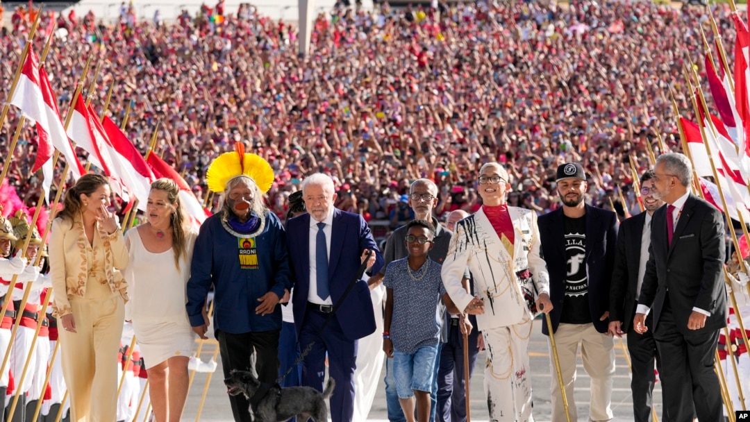 La inauguración de Luiz Inácio Lula da Silva, el 1 de enero de 2022. (AP Photo/Eraldo Peres).