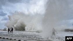 Los efectos del huracán Milton en La Habana