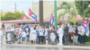 Exiliados se manifiestan el 3 de mayo de 2025, en Miami, en apoyo a presos políticos cubanos.