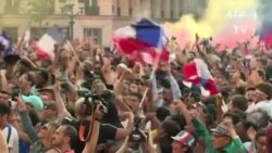 París celebra la clasificación de Francia a la final del Mundial (VIDEO)