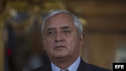 El presidente guatemalteco, Otto Pérez Molina.