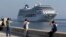 El crucero Adonia hace su entrada en la Bahía de La Habana. 