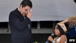 Investidura del nuevo presidente de Honduras