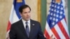 El secretario de Estado de EE.UU., Marco Rubio, ofrece una conferencia de prensa en Santo Domingo, República Dominicana, el jueves 6 de febrero de 2025. Mark Schiefelbein/Pool vía REUTERS