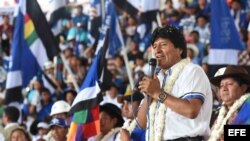 Evo Morales acepta la candidatura de su partido para las presidenciales del 2019. 