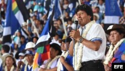 Evo Morales acepta la candidatura de su partido para las presidenciales del 2019. 