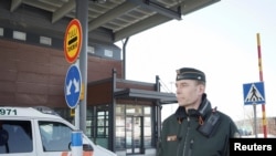 Un paso fronterizo entre Finlandia y Rusia, el 23 de marzo de 2022. (Reuters/Essi Lehto).