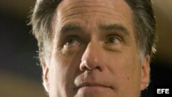El candidato republicano y ex gobernador de Massachusetts Mitt Romney. EFE/Erik S. Lesser