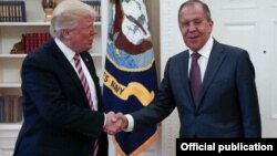El presidente Donald Trump recibe en la Casa Blanca al canciller ruso Serguéi Lavrov (White House)