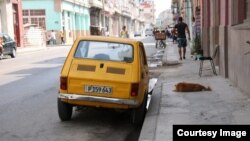 Fiat polaco en La Habana.