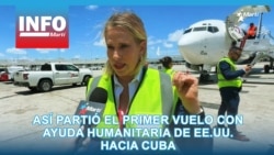 Así partió el primer vuelo con ayuda humanitaria de EE.UU. hacia Cuba