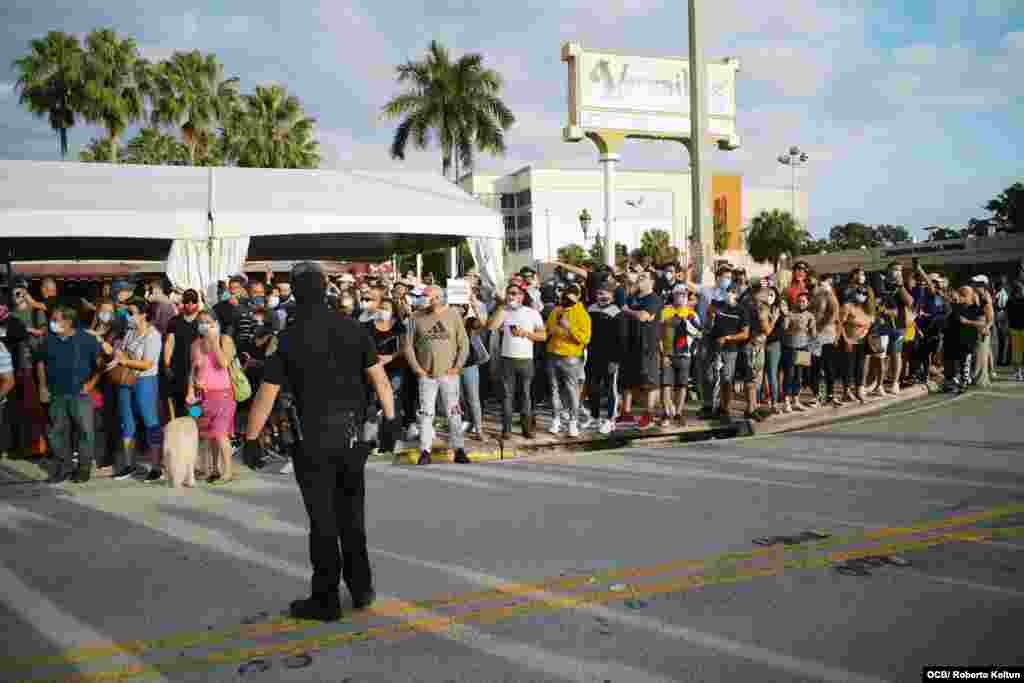 Exiliados brindan su apoyo al Movimiento San Isidro