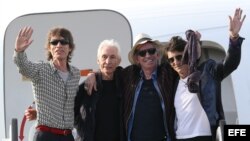 Los Rolling Stones en Cuba para histórico concierto. 