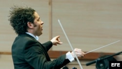 El director de orquesta venezolano Gustavo Dudamel.