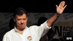 Foto de archivo del presidente de Colombia, Juan Manuel Santos.