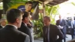 Bolsonaro recibe a Bolton en su residencia en Brasil