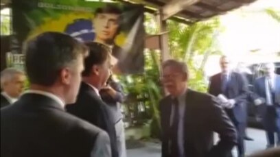 Bolsonaro recibe a Bolton en su residencia en Brasil