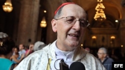 El cardenal italiano Beniamino Stella, prefecto de la Congregación para el Clero en la Santa Sede.