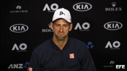 Djokovic, la cara de la derrota.