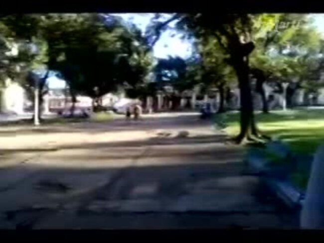 Arianna López dio fuego a la constitucion en el parque de Placetas