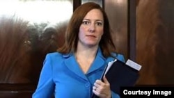 Jen Psaki, portavoz Departamento Estado.