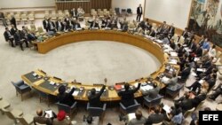 Una vista general del Consejo de Seguridad de la ONU.
