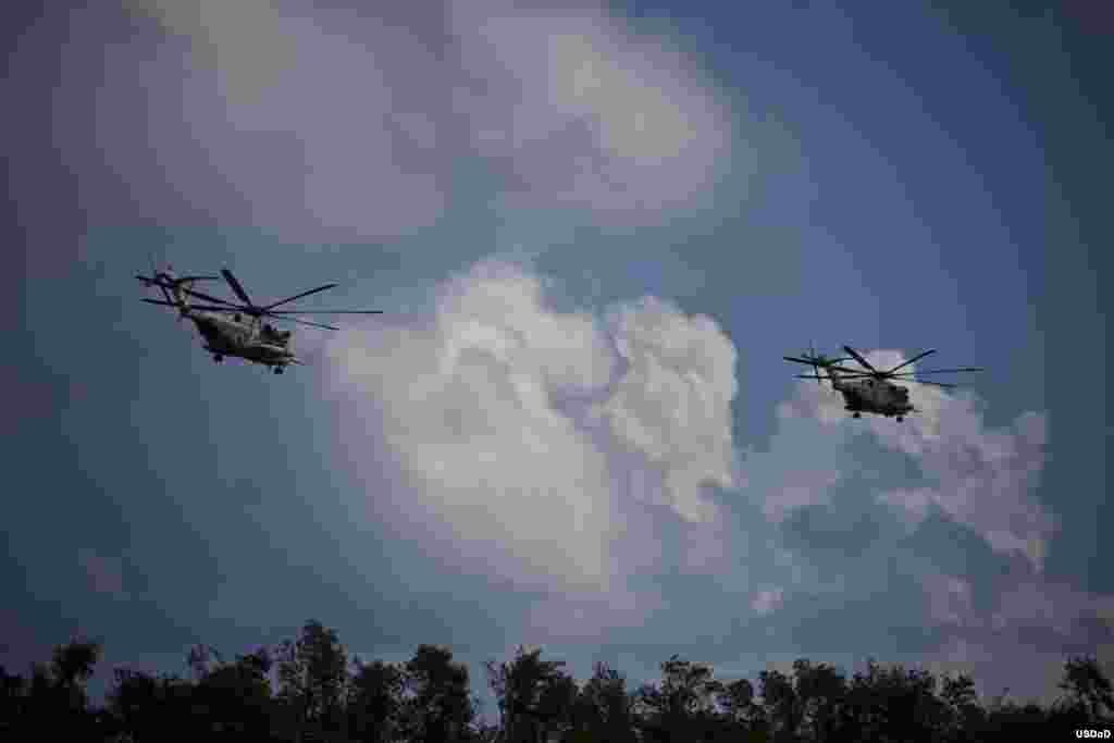 Fuerza de tarea del ejército de EEUU ayudando en el Caribe tras paso de Irma