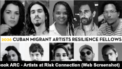 Ganadores del Programa de Becas de Resiliencia para Artistas Cubanos migrantes