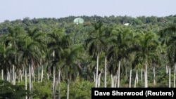 Vista de estructuras pertenecientes a una base militar cubana cerca de Bejucal, Cuba, 12 de junio de 2023. REUTERS/Dave Sherwood