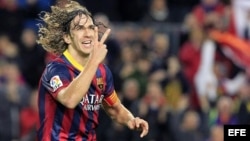 Carles Puyol, capitán del Barcelona