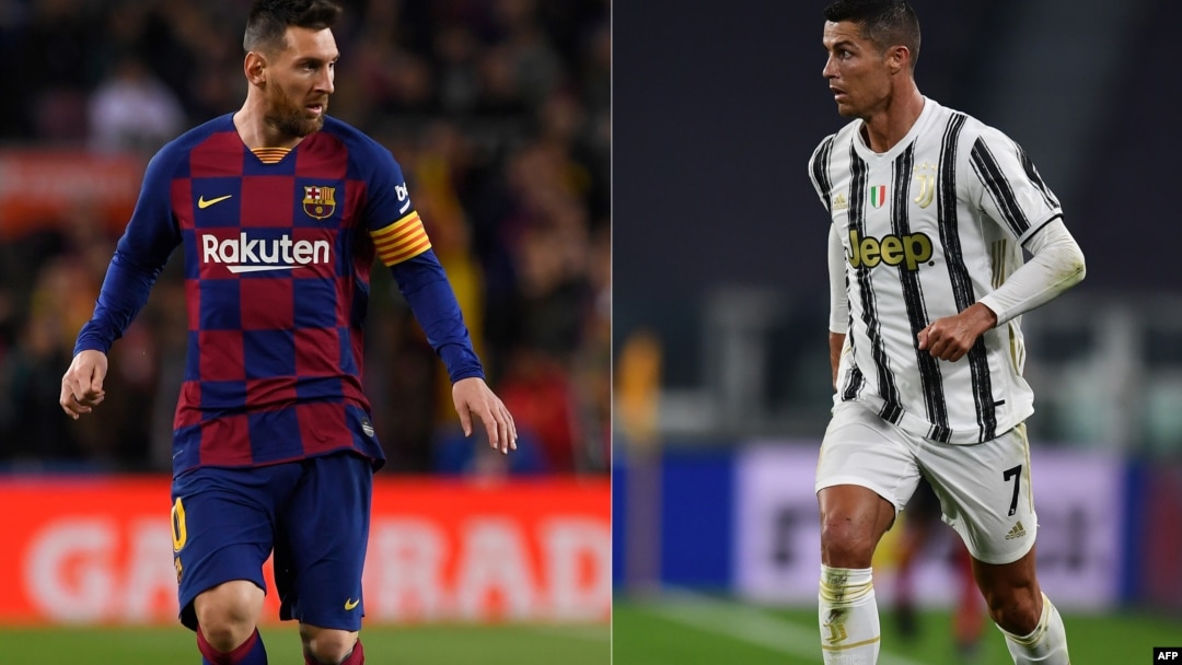Lionel Messi y Cristiano Ronaldo en un montaje fotográfico (Josep Lago y Miguel Medina / AFP).