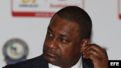 El presidente de la CONCACAF, Jeffrey Webb.