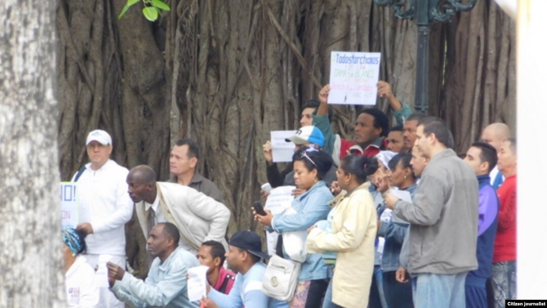 Reporta Cuba Activistas en #TodosMarchamos domingo 24 fotos de Angel Moya